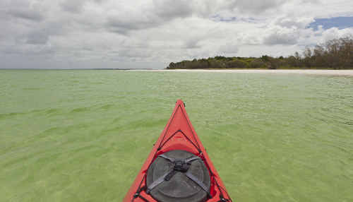 The crystal clear waters of Platypus Bay are one of Andrew Gregory’s favourite kayaking spots in Australia. The crystal clear waters of Platypus Bay are one of Andrew Gregory’s favourite kayaking spots in Australia.
